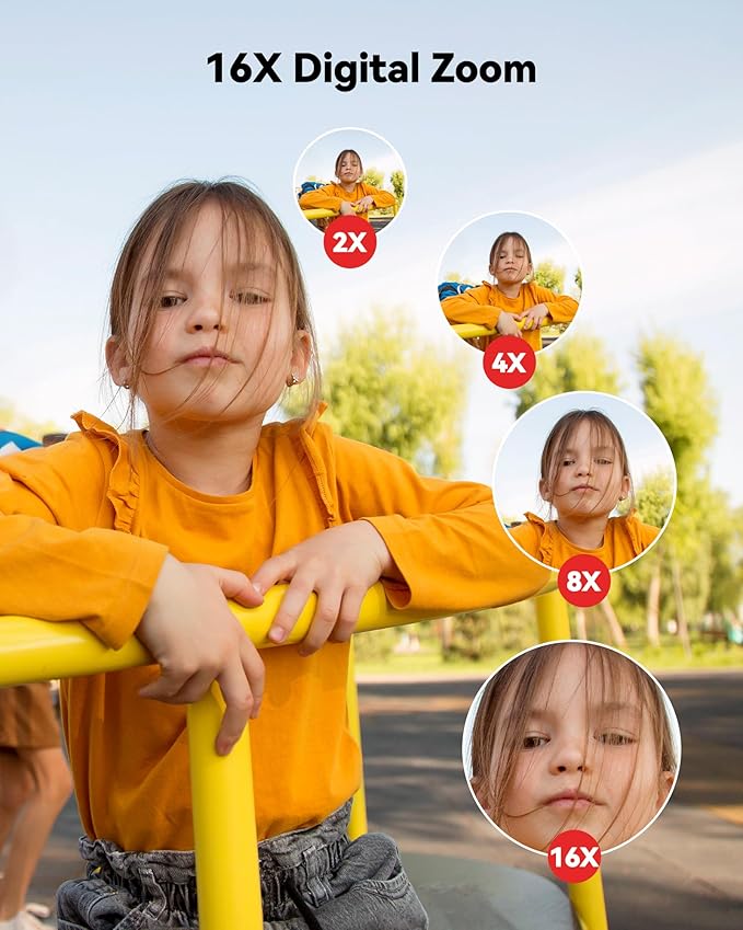 Flip screen camera for selfies and simple video clips