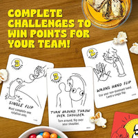 flipping fun party game for kids, teens, and adults
