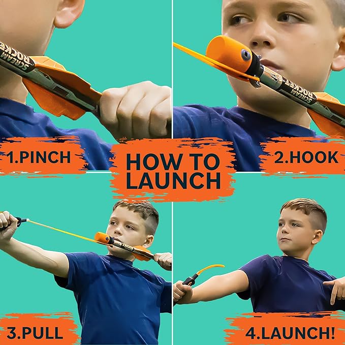 Foam rocket pieces activity toy for outdoor play