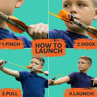 Foam rocket pieces activity toy for outdoor play