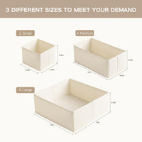 foldable closet storage bins for nursery drawer organization