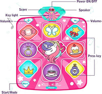 Foldable kids dance mat for birthday and holiday gifts