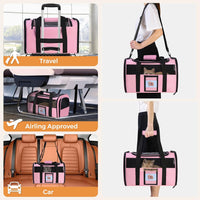 Foldable Pet Carrying Case With Comfortable Handles