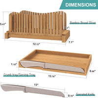 bread slicer with three thickness settings