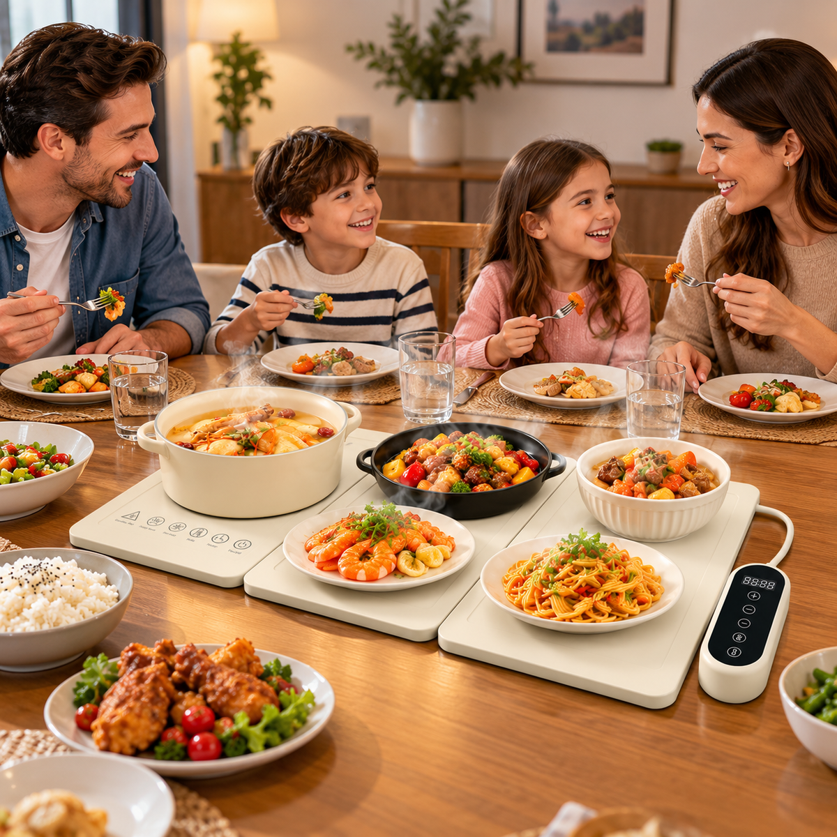 electric dish warmer for keeping meals warm