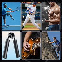 Hand gripper set for forearm workouts and fitness routines