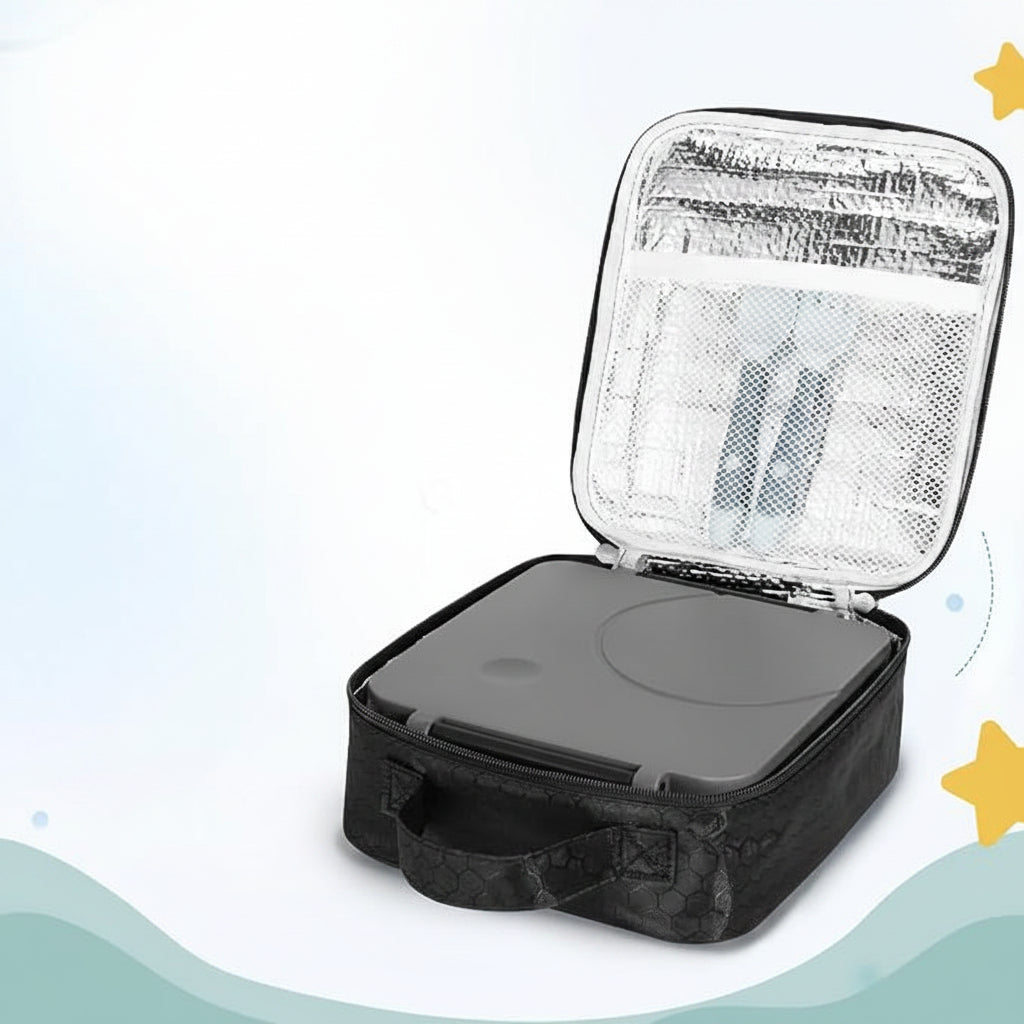 Four compartment lunch box for kids meals