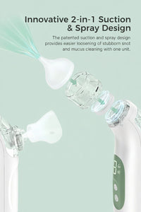 Baby nasal cleaning device with four adjustable suction levels