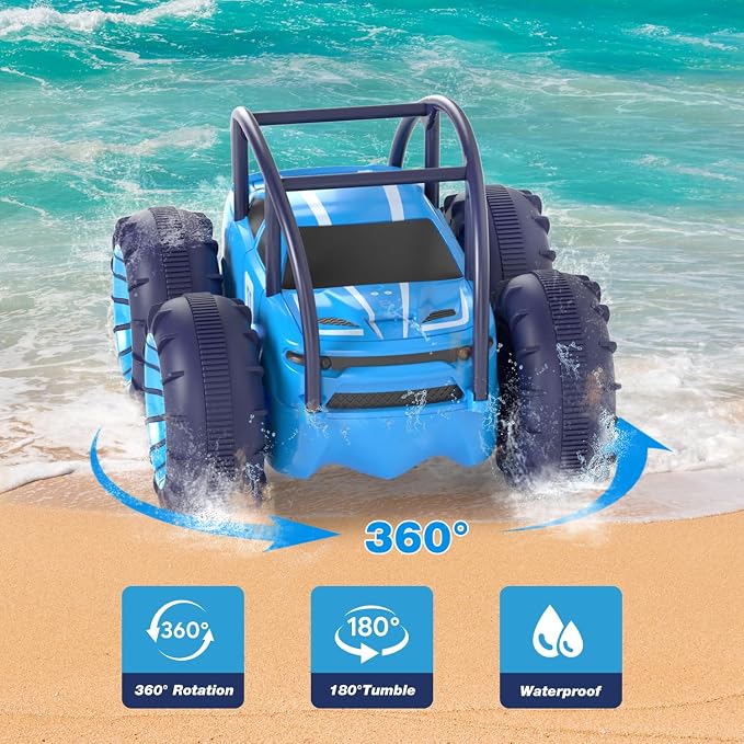 Four-wheel-drive remote control stunt car