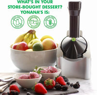 Countertop fruit dessert preparation machine
