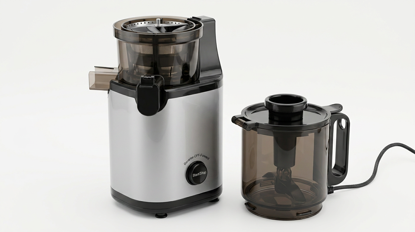 Electric fruit and vegetable juicer machine for kitchen use