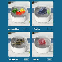 Fruit and vegetable washer designed for household kitchen use