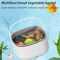 Large capacity fruit washing machine for home kitchen use