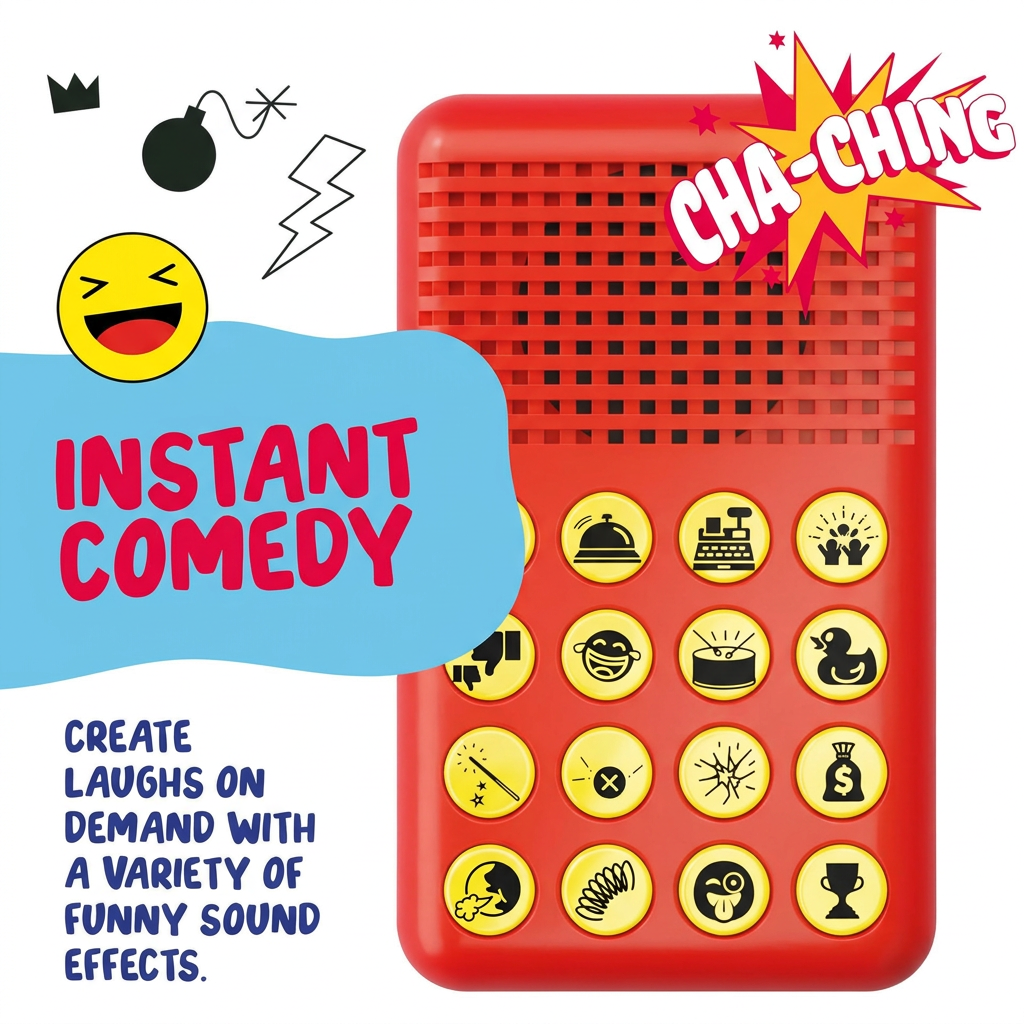 Fun sound effects toy for kids with fart and animal noises