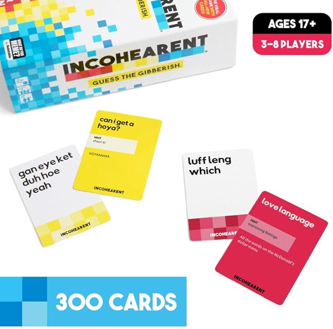 Funny word guessing game for party fun