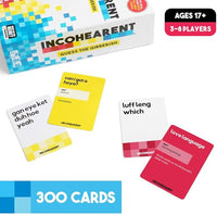 Funny word guessing game for party fun