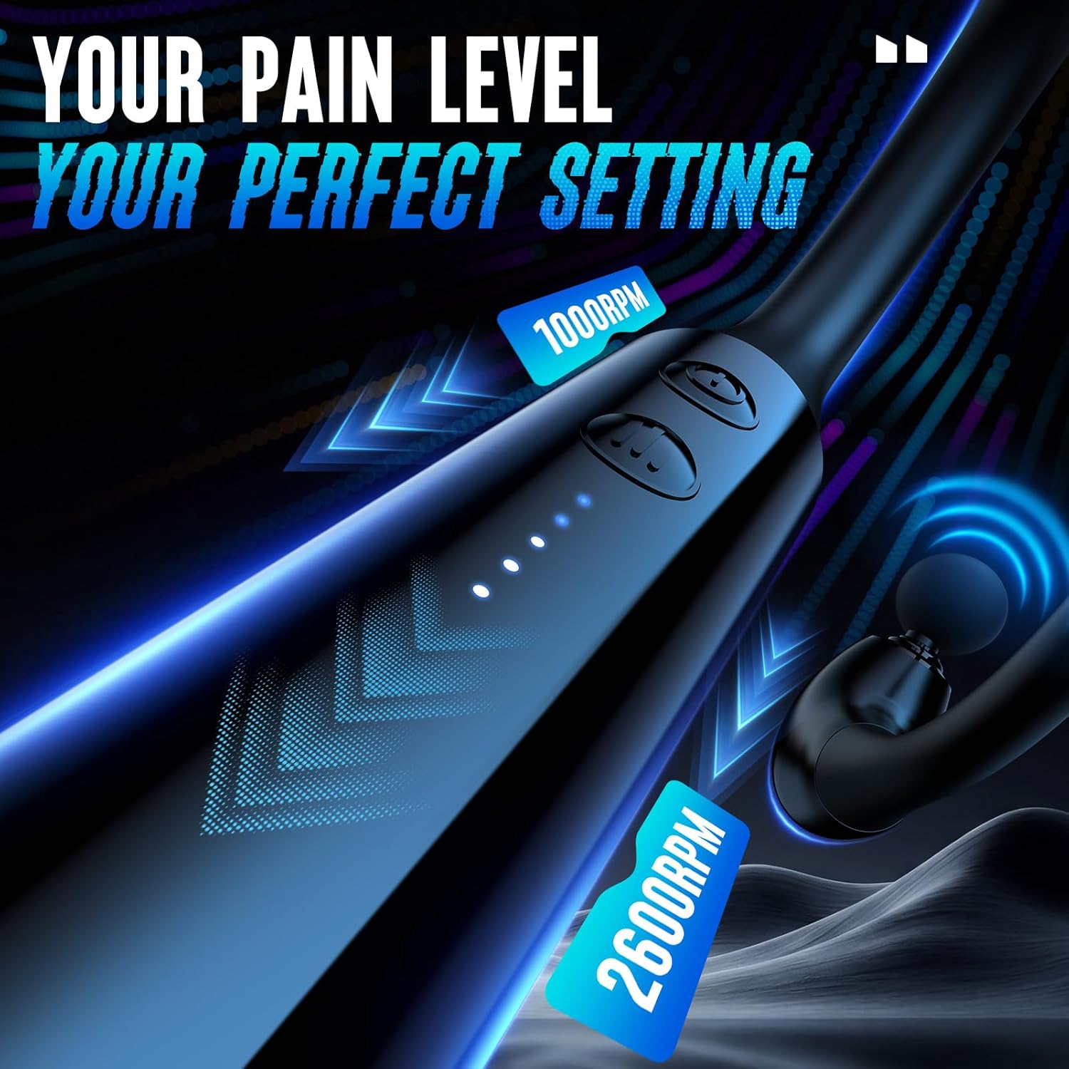 Side view of FVZ Deep Tissue Massager