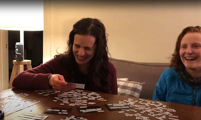 Game night word card game for family