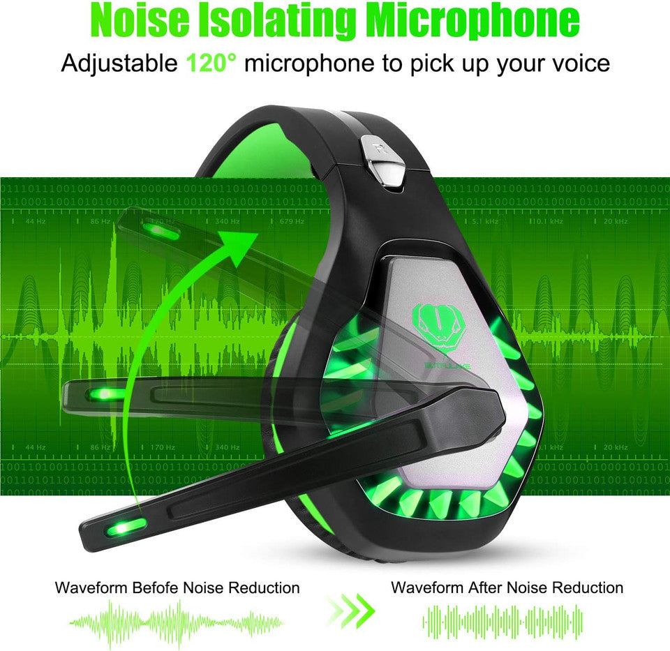 Soft memory foam earmuffs for comfortable gaming headset