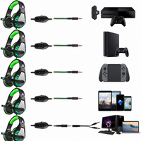 Gaming headset with boom microphone for voice chat use