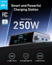 GaN Charging Station Compact Desktop Design