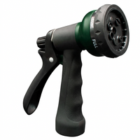 Garden hose spray nozzle with 7 adjustable watering patterns