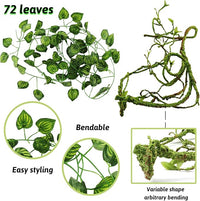 Gecko Bearded Dragon Plant Vines for Climbing and Hiding