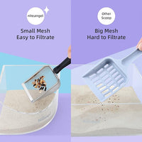 gerbil sand bath scoop with fine mesh sifter for cleaning