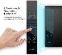 Touch gesture pad on for zoom and navigation