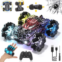 Gesture sensing RC stunt car with hand control and 360 degree movement