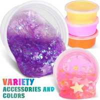 Glitter and glow slime kit for kids fun activities