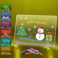 Glow Drawing Tablet For Kids Creative Art Play