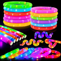 12 PCS glow sticks for kids, neon necklace and bracelet party favors