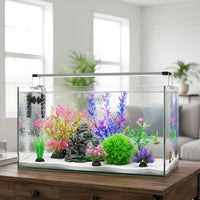 Goldfish Aquarium Decor Set with Artificial Plants