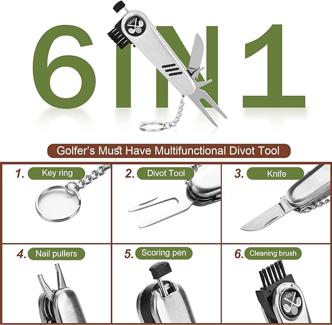 Golf Accessories Organizer with Essential Golf Gear