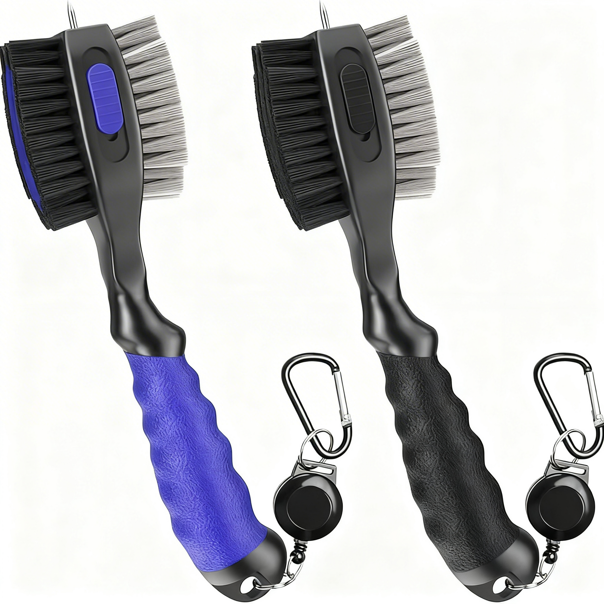 Golf club brush set and speed jump rope fitness combo