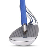 Golf club groove sharpener for wedges and irons to enhance ball spin