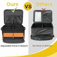 Multi-layer golf gear organizer for easy storage and access