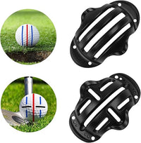 Golf marker pen set with alignment tool for marking golf balls