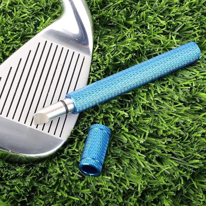 Golf performance groove sharpener for better backspin, grip, and control
