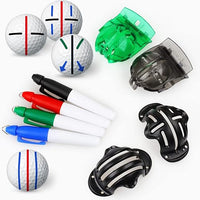 : Golf training marker tool for improving shot alignment and accuracy