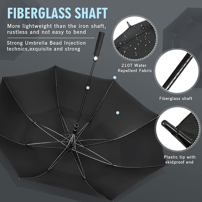 Golf umbrella suitable for push cart and outdoor travel