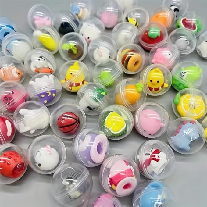 Mini kawaii capsule toys for goodie bags, birthday party favors, and stocking stuffers