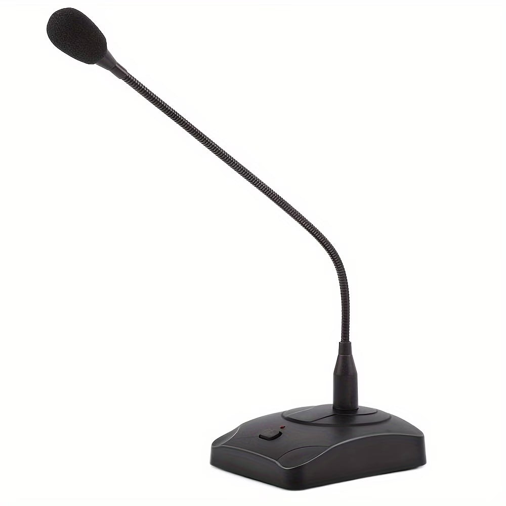 professional gooseneck conference microphone black