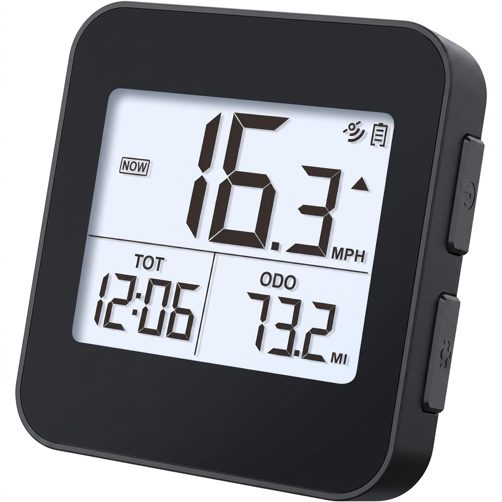GPS bike computer for tracking speed distance and cycling performance