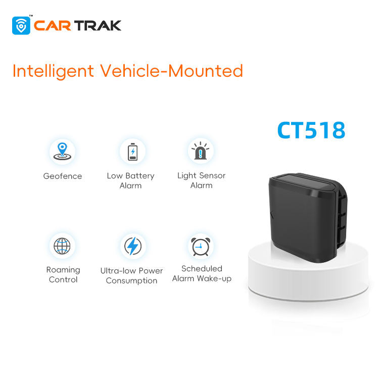 Small portable GPS tracker showing compact size