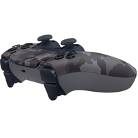 Grey camouflage gaming controller side view