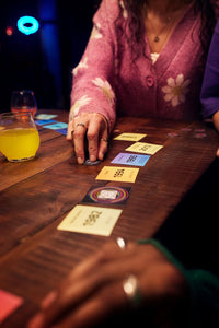 Guess the song family game with music cards for kids, teens and adults party activities