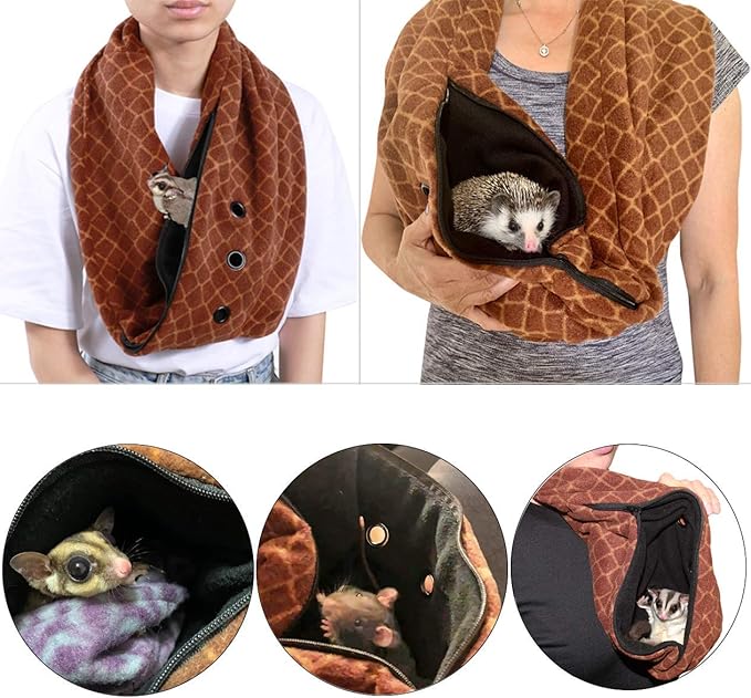 Guinea Pig Bonding Scarf Carrier Pouch, Ideal for Small Pet Bonding