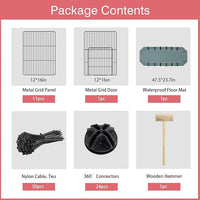 Guinea Pig Cage Playpen with Waterproof Mat Indoor Outdoor